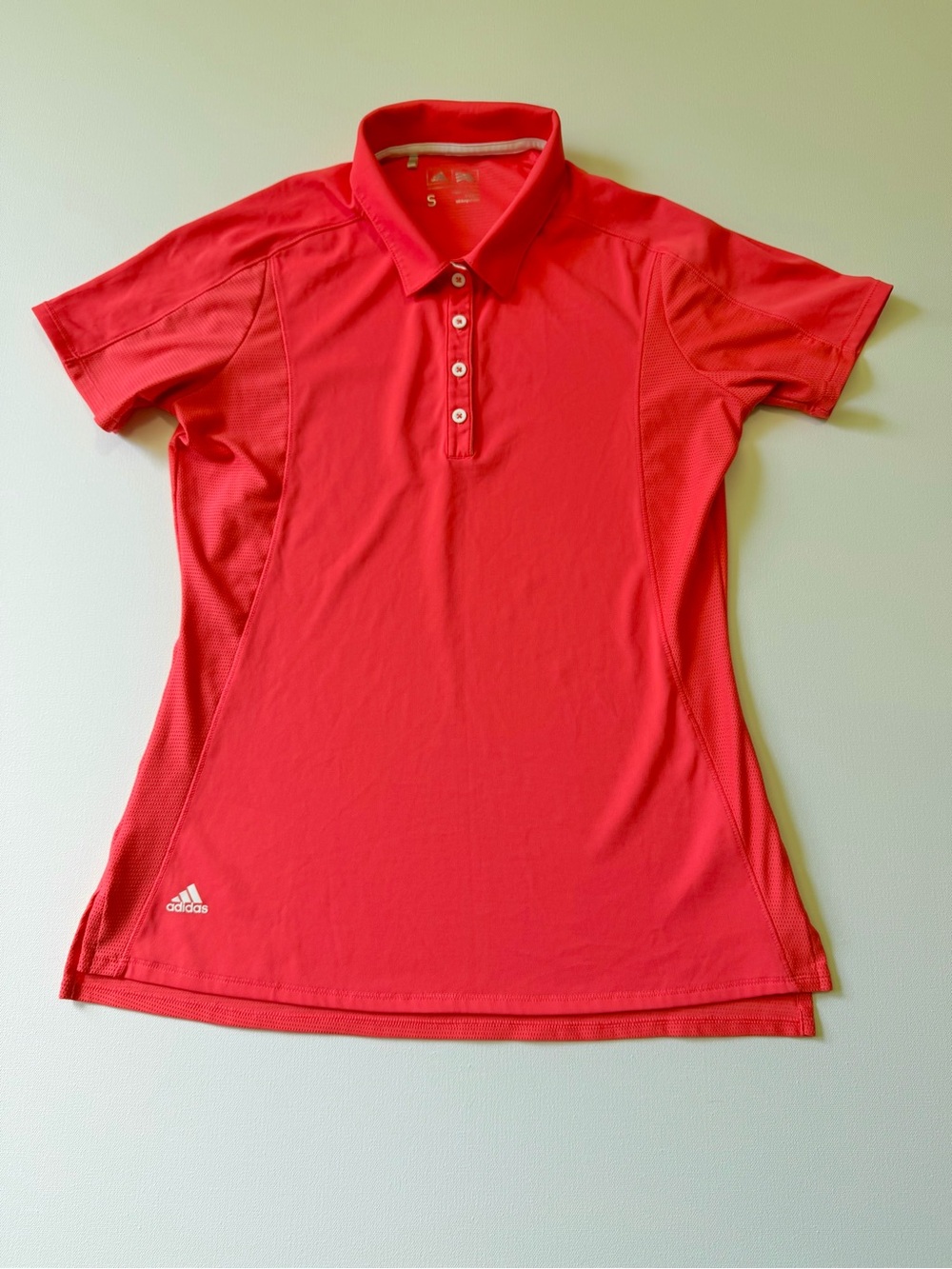 Adidas Orange Polo Women’s Short Sleeve Shirt - Small